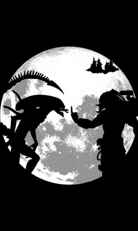 Alien vs. Predator T-Shirts - T-shirt / Female XS / Black