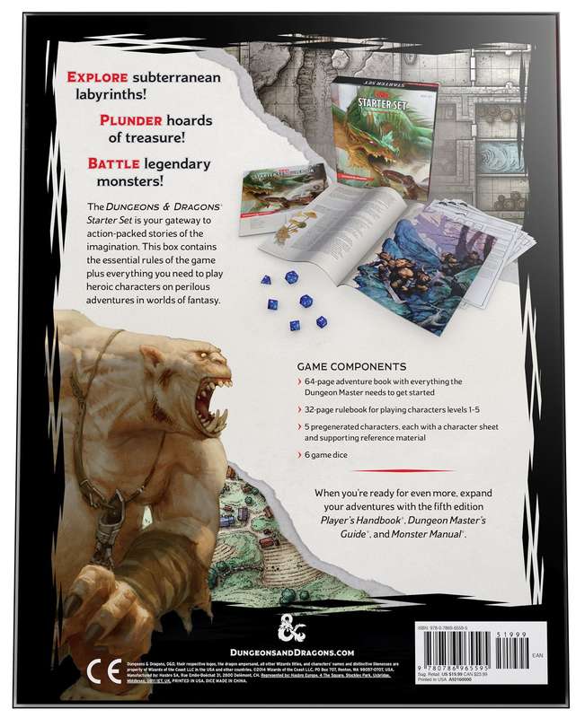 Dungeons and Dragons RPG Starter Set