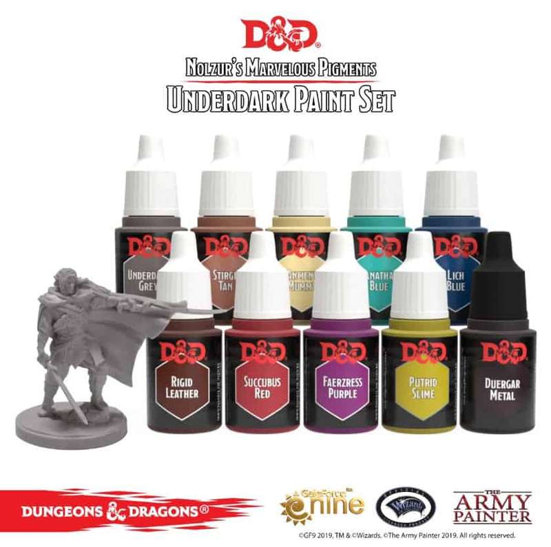 Nolzurs Marvelous Pigments  Underdark Paint Set