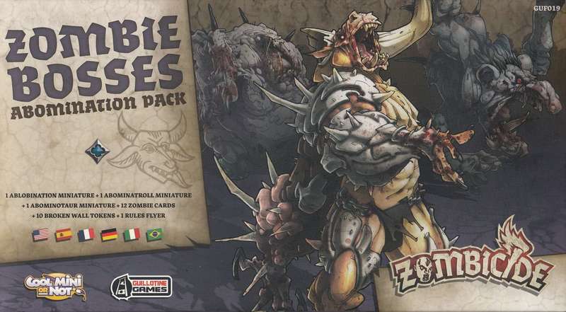 Zombicide - Zombicide Black Plague Zombie Bosses Abomination