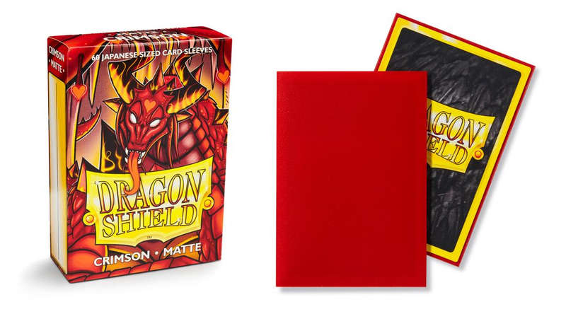 Dragon Shield Matte Japanese Sle... - Dragon Shield Matte Japanese Sleeves - Crimson (60 ct. In box)