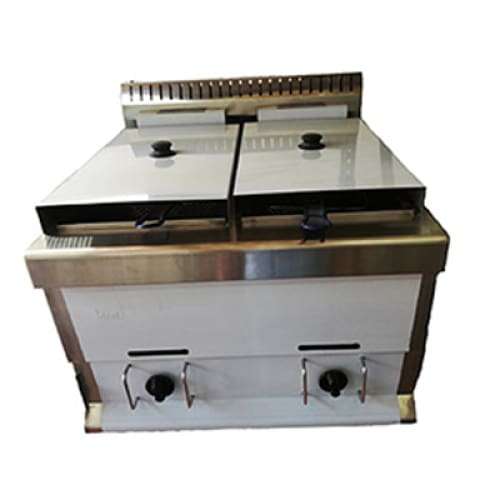 11lt Double Pan Gas Fryer Fsg2x11