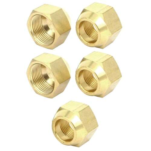 1/2''flair Nuts Brass