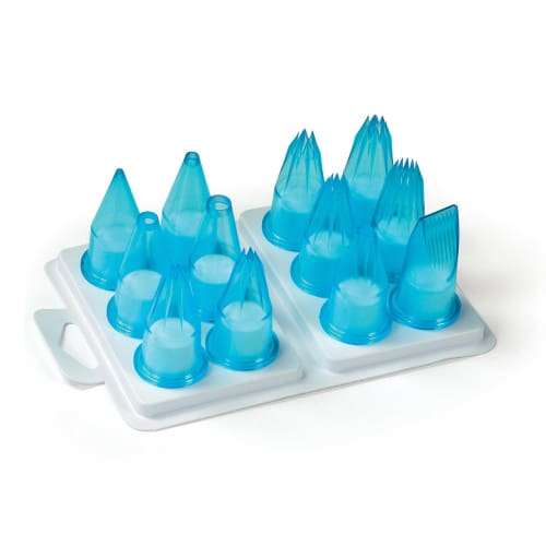 12pc Plain Assorted Polycarbonate Nozzle Set Nsp0012