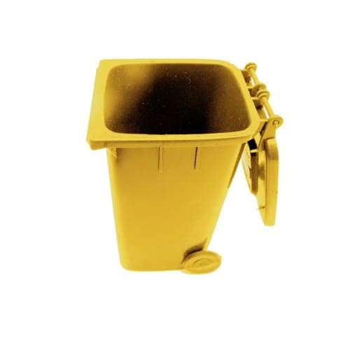 130lt Mobile Refuse Bin (yellow) Plastic) Ibp2130
