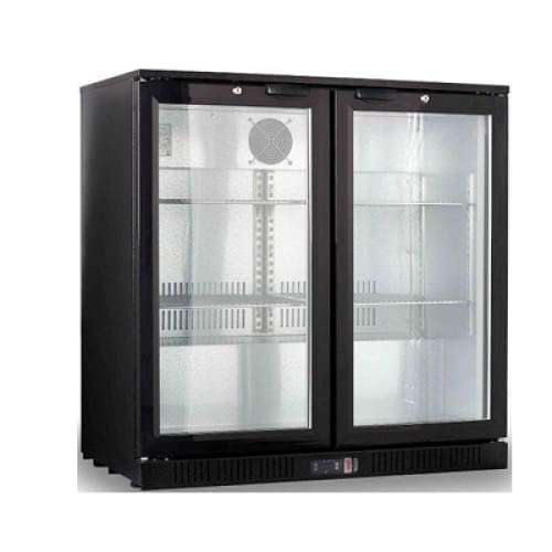 2 Hinged Door 210lt Back Bar Cooler Lg208h