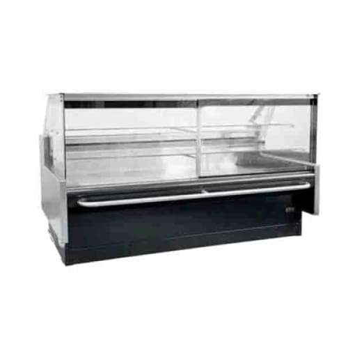 2.4m Square Glass Pastry Chiller Sgpat2440sc