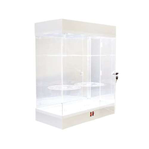 32 Holes White Rotating Cone Holders Chromecater