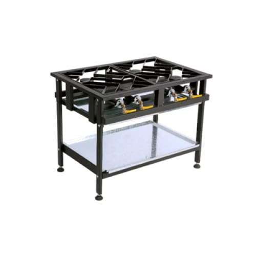 4 Burner Boiling Table Staggered Commercial Anvil Btg3004