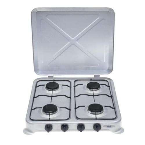4 Burner Enamel Hotplate With Lid 26/004a
