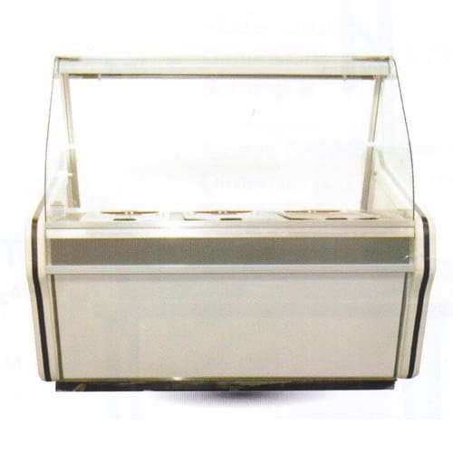 5 Division Curved Glass Bain Marie Cabinet Cgbm5-ew