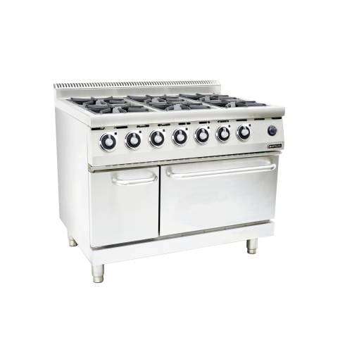 6 Burner Gas Stove With Gas Oven Anvil - Coa3006