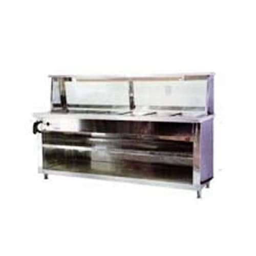 6 Division 2230mm Bain Marie With Sneeze Guard Econo Fm Bnmr9010o7