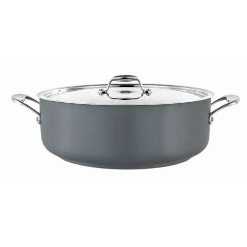 8.9l Pot (grey) Low Casserole W/lid Infiniti Pujadas Pgc0089