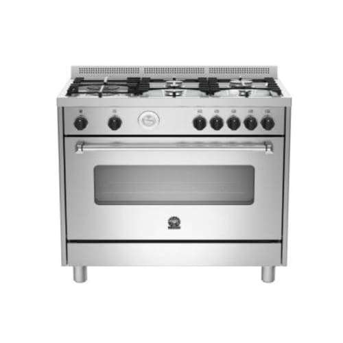 90cm Gas Hob & Electric Oven Stainless Steel La Germania Americana Ams95c61lbx