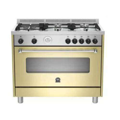 90cm Gas Hob & Gas Oven/grill Cream La Germania Americana Ams95c81bcr