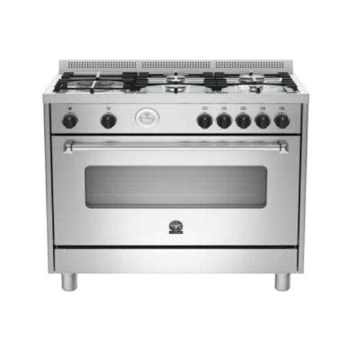 90cm Gas Hob & Gas Oven/grill Stainless Steel La Germania Americana Ams95c81bx