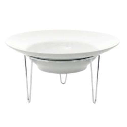Accent - White - Large Round Bowl Stand 292 x 180mm (1) Ps-fr04c