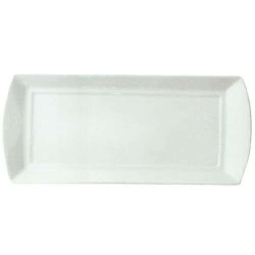 Accent - White - Rect. Plate With Handle 38 x 17cm (3) Ng6184-38