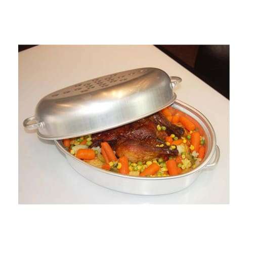 Aluminum Large Oval Roaster 240 x 360 x 180mm Rsa0002