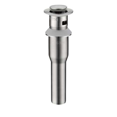 Basin Waste Pop-up S/steel (slotted ) Chromecater Ssd-6
