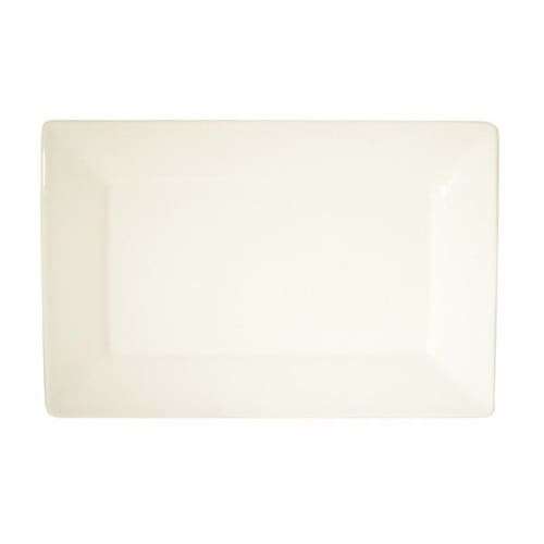 New Bone - White - Flat Rectangle Plate 31 x 20cm (12) Lahw1108131