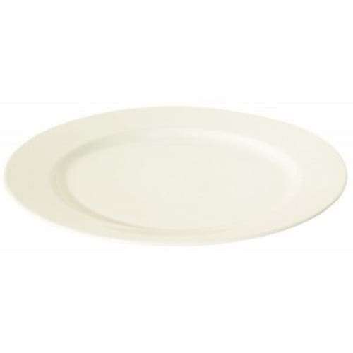 New Bone - White - Round Rim Plate 25cm (24) Lacw1101025
