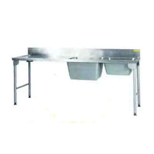 Combination Sink 2300mm Mild Steel Legs Right Sdsn1030o7