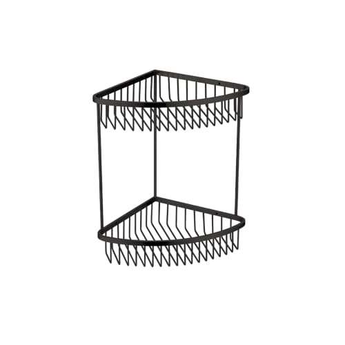 Corner Shelf Matt Black Chromecater Mba-10