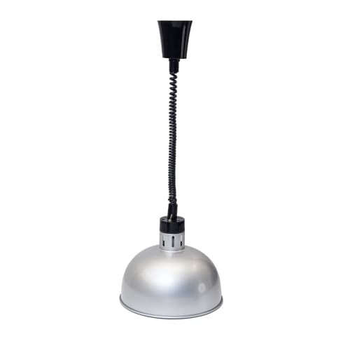 DECORATIVE FOOD DISPLAY LAMP MATT SILVER NEW DDL1001
