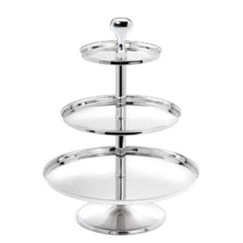 Display Stand S/steel - 3 Tier 266 x 220 x 167mm Dss0003
