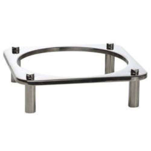 Domino Dish Stand Round S/steel 350 x 350 x 103mmdds0350