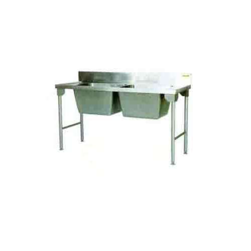 Double Pot Sink 1700mm Mild Steel Legs Sdsn1023o7