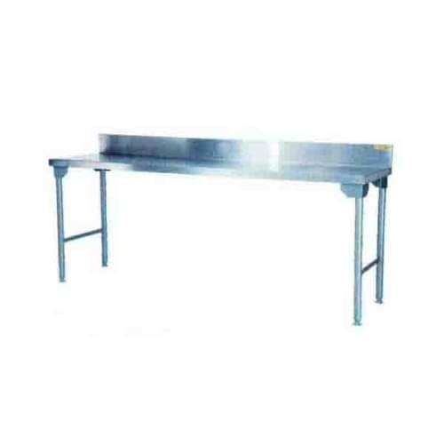 Econo Splash Back Table 2300mm Stainless Steel Legs Pkpsbtssl2300