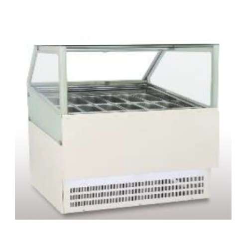Gelato Showcase Square Glass Fggsd-16ls