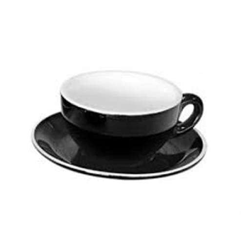 Italian - Black Open Cappuccino Cup 21cl (12) Gs-r815c-b