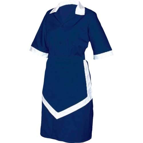 Ladies Housekeeping 3pc Navy And White - x Small Uni5030