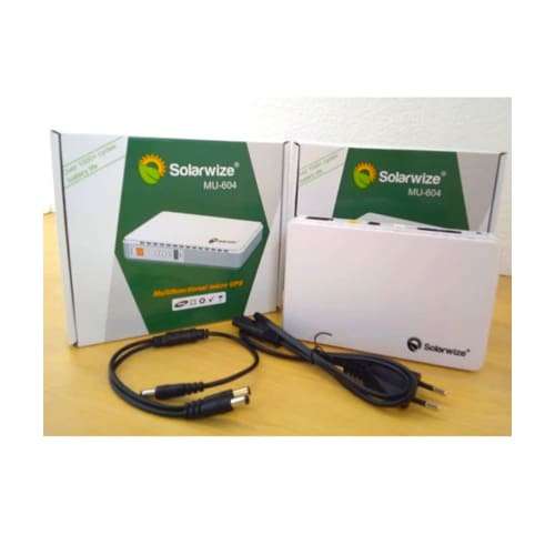 Micro Ups ,9v,12v,15v Dc Output 4hr Wifi Backup Mu604