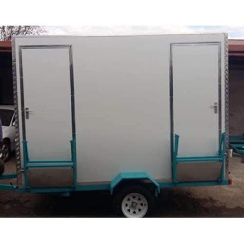 Mobile Double Vip Toilet Single Axle Unbraked Circulated J2 Mdviptsaj2