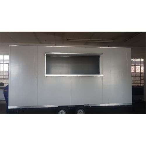 Mobile Kitchen Double Axle (one Braked) 6m x 2.1m x 2m C3 Mkdacu6m