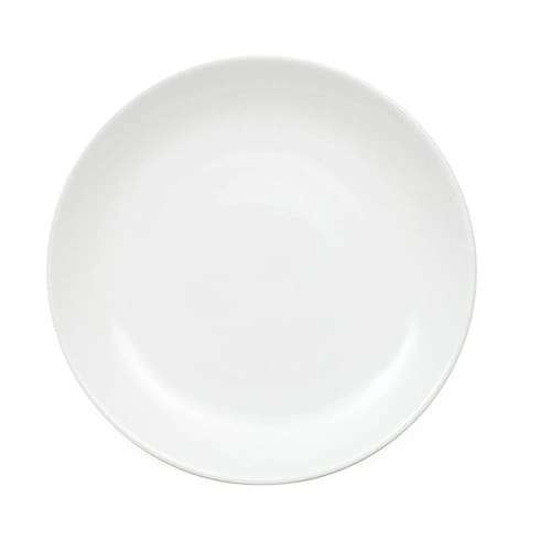 Olive - White - Round Coupe Plate 16cm (24) Laol1201116