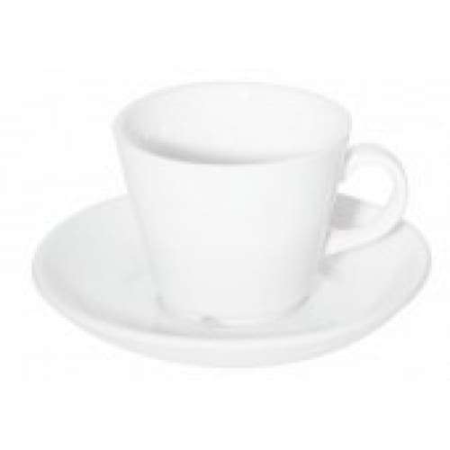 Prima - White - Alfa Espresso Saucer 12cm (24) Da-711