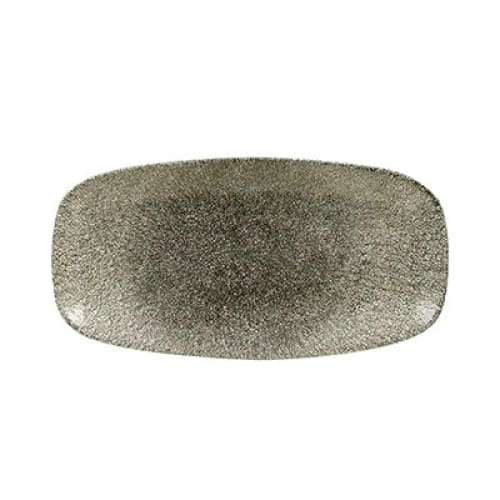 Raku Quartz Black Chefs å¾â¢ Oblong Plate 29.8 x 15.3cm (12) Cc-rkbq-xo11.1
