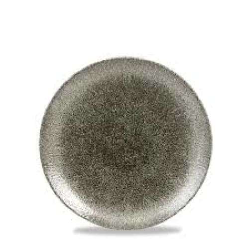 Raku Quartz Black Coupe Plate 26cm (12) Cc-rkbq-ev10.1