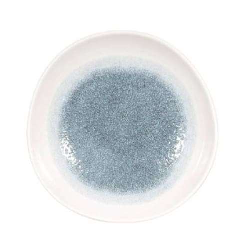 Raku Topaz Blue Organic Round Plate 26.4cm (12) Cc-rktb-og10.1
