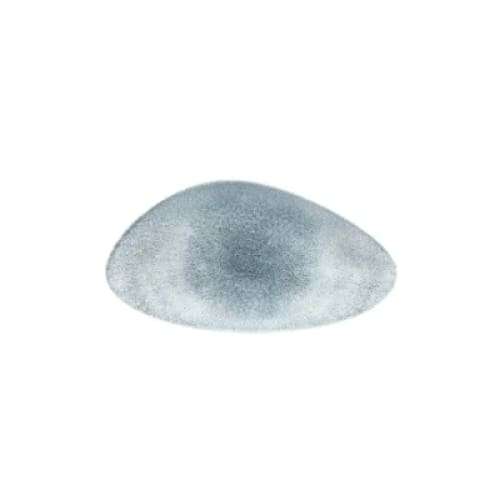 Raku Topaz Blue Triangle Chefs Plate 35 x 19cm (6) Cc-rktb-tc35.1