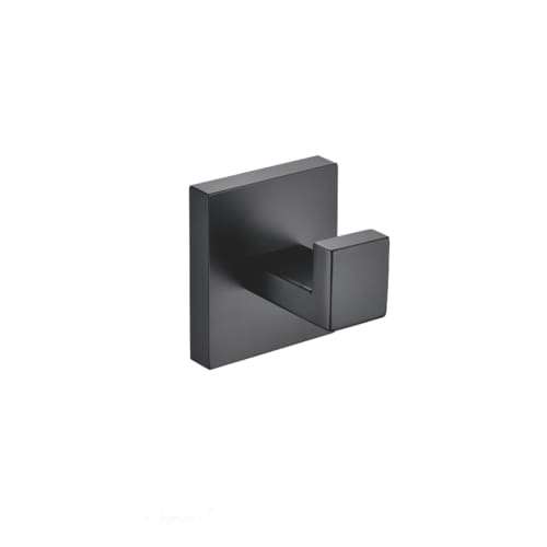 Robe Hook Matt Black Chromecater Mba-1