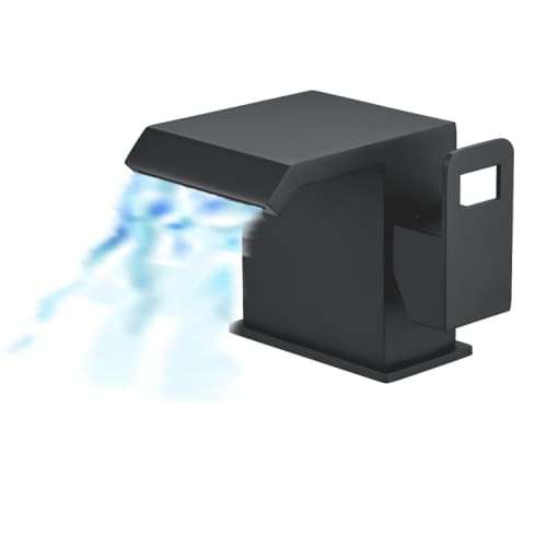 Single Lever Extra Wide Spout Basin Mixer Matt Black Chromecater Mbf-28
