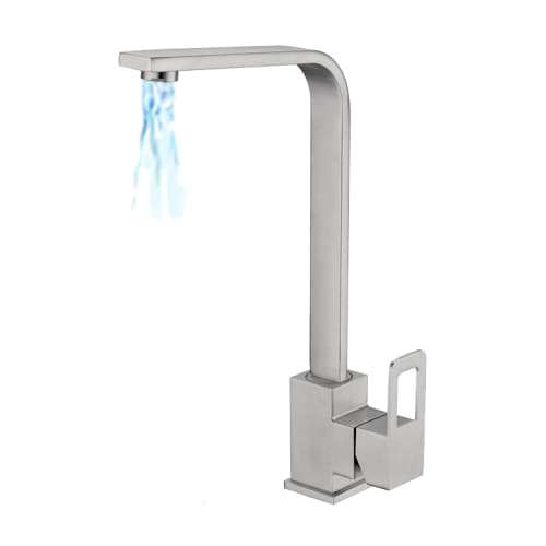 Single Lever Sink Mixer With Swivel Spout S/steel Chromecater Ssf-10