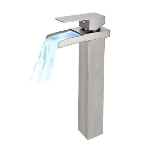 Single Lever Tall Open Spout Basin Mixer S/steel Chromecater Ssf-19